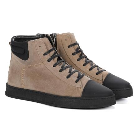 Мужские высокие кеды Clarks BC15006-K-150, песочные