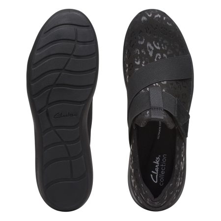 Женские кроссовки Clarks Kayleigh Charm 26168096, черные