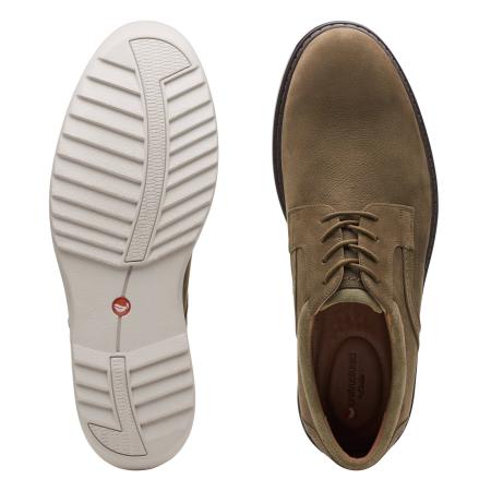 Мужские дерби Clarks Un Geo Lace 26141149, оливковые