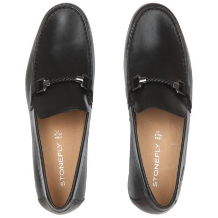 Мужские лоферы Stonefly SUMMER II 8 CALF 110600, черные