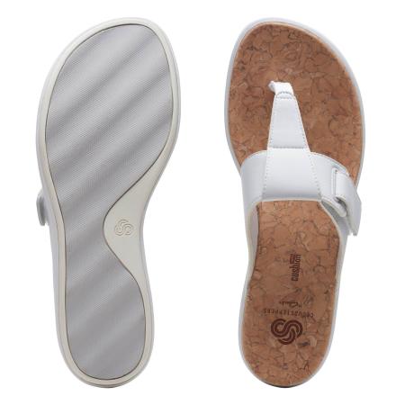 Женские вьетнамки Clarks Step June Reef 26141080, белые