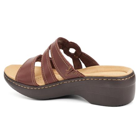 Женские сланцы Clarks Merliah Coral 26164962, коричневые