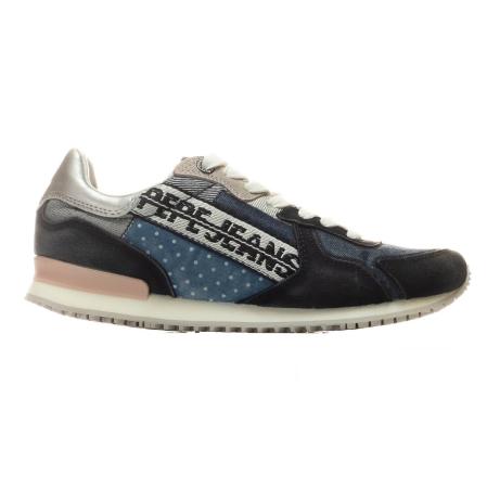Женские кроссовки Pepe Jeans London TINKER DENIM TAPE WOMAN PLS31008, синие Женские кроссовки Pepe Jeans London TINKER DENIM TAPE WOMAN PLS31008, синие