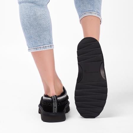 Женские уличные тапочки EMU Australia Slipper Sharky Adventure Scuff W13239, черные