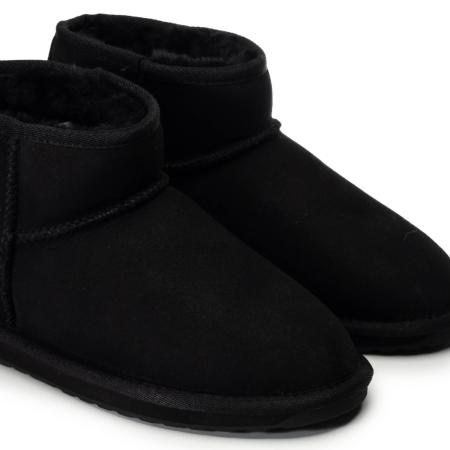 Женские угги EMU Australia Stinger Micro W10937 (жен. полусапоги из овчины (у W10937, черные