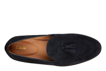 Мужские лоферы Clarks CitiStrideSlip 26158536, синие Мужские лоферы Clarks CitiStrideSlip 26158536, синие