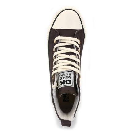 Женские высокие кеды British Knights KAYA MID B52-3709-01, коричневые