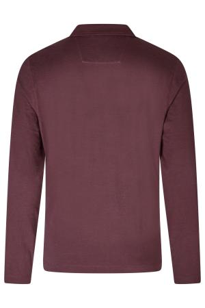 Мужское поло Camel Active Polo Long Sleeve 409860-8P51, бордовое