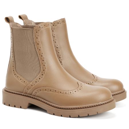 Женские челси Clarks 22212033, бежевые