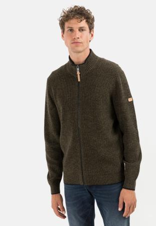 Мужской кардиган Camel Active top 409525-8K08, оливковый