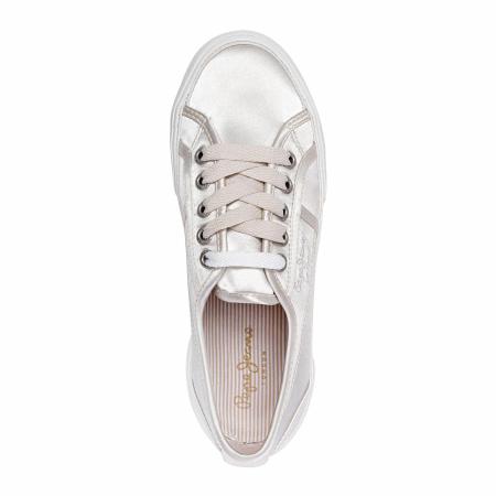 Женские кеды Pepe Jeans London ABERLADY PLS30816, бежевые Женские кеды Pepe Jeans London ABERLADY PLS30816, бежевые