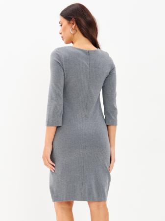 HERRINGBONE JERSEY SHIFT DRESS 4501079