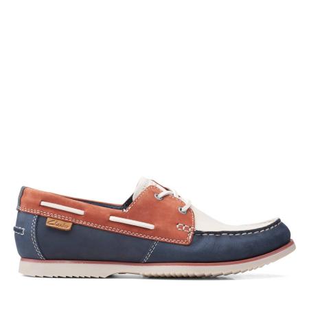 Мужские топсайдеры Clarks Noonan Lace 26160222, синие