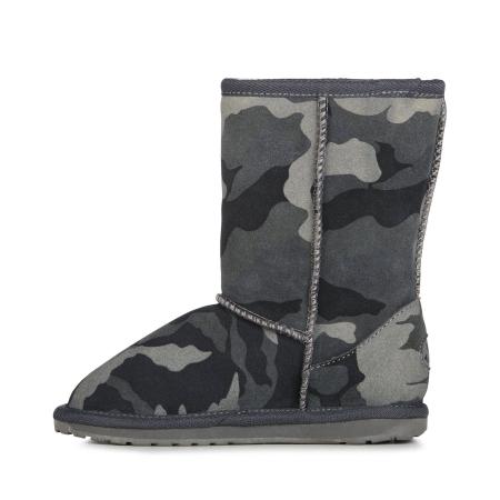 Детские сапоги из овчины (угги) EMU Australia Camo K12371, серые