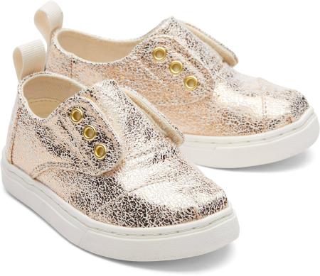 Детские кеды TOMS Cordones Cupsole 10017779, золотые