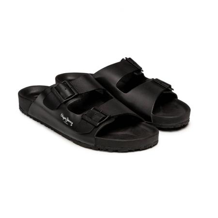 Мужские сланцы Pepe Jeans London ULTRA BIO CLASSIC PMS90073, черные