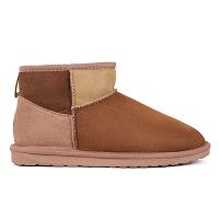 Stingers Stinger Micro Patchwork W13185 - Женские полусапоги из овчины (угги) EMU Australia, коричневые Stingers Stinger Micro Patchwork W13185 - Женские полусапоги из овчины (угги) EMU Australia, коричневые