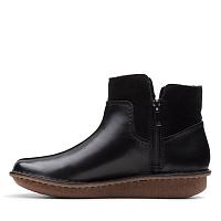 Funny Mid 26144321 - Женские полусапоги Clarks, черные Funny Mid 26144321 - Женские полусапоги Clarks, черные