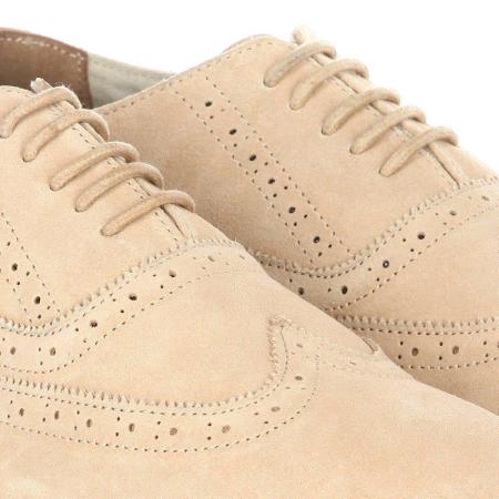 Мужские дерби брогированные Pepe Jeans London DAVE PMS10275, бежевые