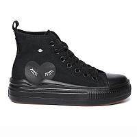 KAYA FLOW MID B52-3727-02 - Женские высокие кеды British Knights, черные KAYA FLOW MID B52-3727-02 - Женские высокие кеды British Knights, черные