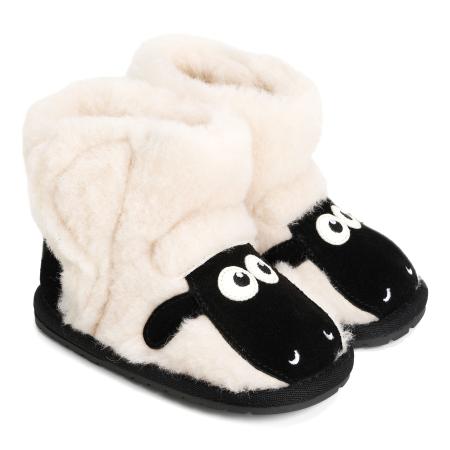 Детские угги EMU Australia Walker/Pre-Walker Shaun The Sheep Walker B13115, бежевые