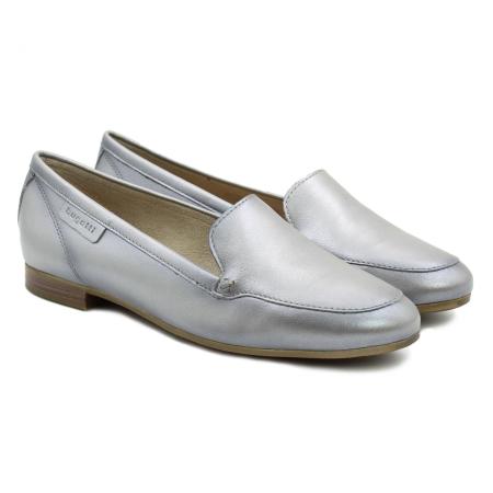 Женские лоферы Bugatti Anamica 41191260-4100, серебряные