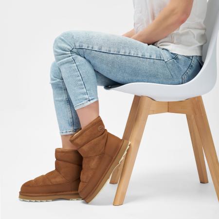 Женские сапоги из овчины (угги) EMU Australia Sheepskin Fashion Valerie Suede W13292, коричневые