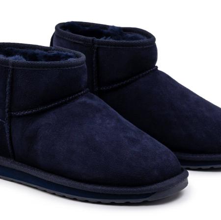 Женские ботинки из овчины (угги) EMU Australia Stinger Micro W10937 (жен. полусапоги из овчины (у W10937, синие