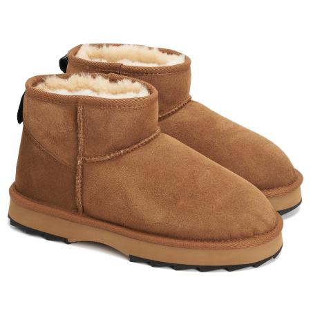 Женские полусапоги EMU Sharky Micro W12548, бежевые Женские полусапоги EMU Sharky Micro W12548, бежевые