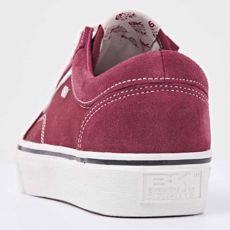 Женские кеды British Knights MACK PLATFORM B48-3713-03, бордовые