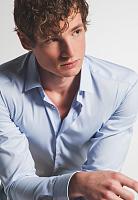  3377-12-Z181 - Мужская рубашка ETERNA, голубая