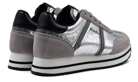 Женские кроссовки United Colors of Benetton Eva Jogging BTW123206, серебряные Женские кроссовки United Colors of Benetton Eva Jogging BTW123206, серебряные