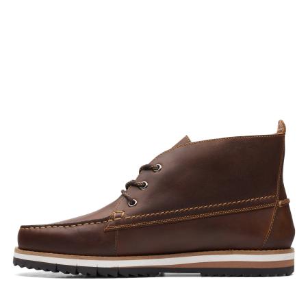 Мужские высокие топсайдеры Clarks Durston Mid 26161353, желтые