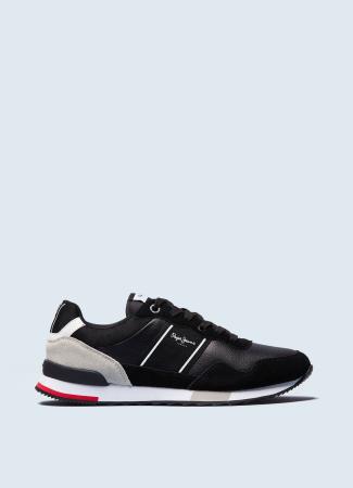 Мужские кроссовки Pepe Jeans London CROSS 4 COURT PMS30757, черные
