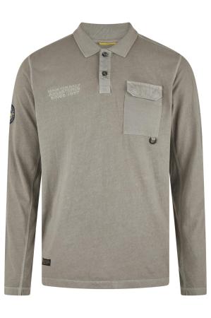 Мужское поло Camel Active Polo 1/1 Arm 409860-8P18, серое