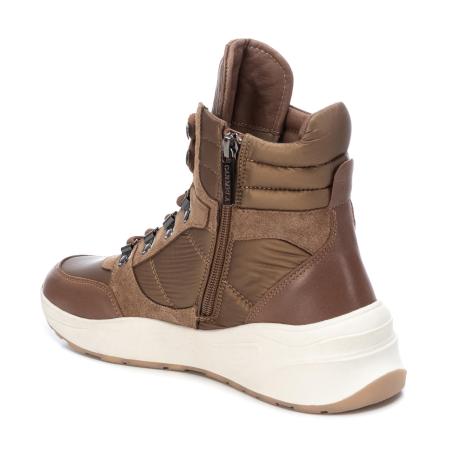 Женские высокие ботинки CARMELA LEATHER COMBINED LADIES ANKLE BOOTS 160293, коричневые