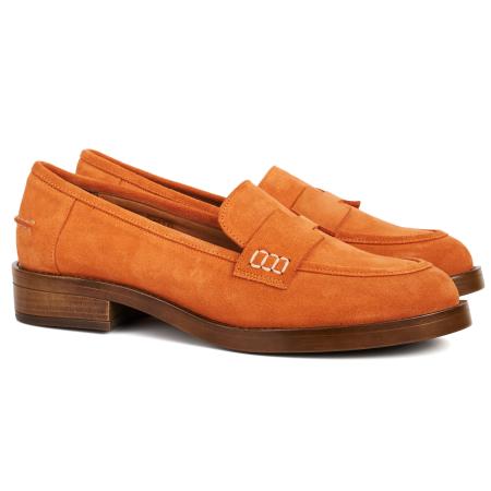 Женские лоферы Bugatti 44405123-1400, оранжевые