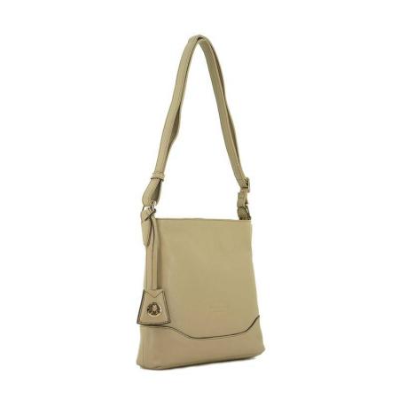 Женская сумка кросс-боди Maison Pourchet Magnet 73206, бежевая