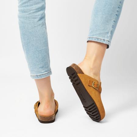 Женские сабо SCHOLL FAE F321981175, коньячные