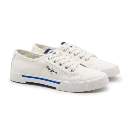 Детские кеды Pepe Jeans London BRADY BOY BASIC PBS30527, белые