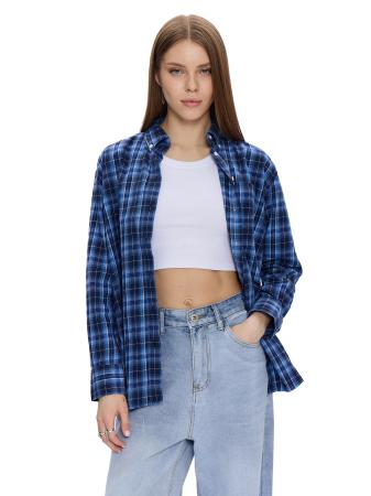 FLANNEL CHECK RELAXED SHIRT 4300052