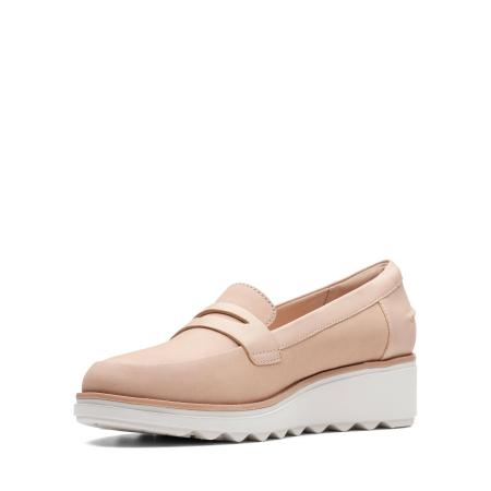 Женские лоферы Clarks Sharon Ranch 26140647, розовые