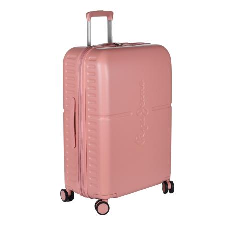 Троллей-кейс Pepe Jeans Bags ABS SUITCASE 55CM 4W PJL HIGHLIGHT 76891, розовый
