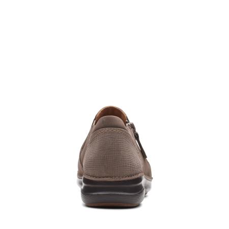 Женские полуботинки Clarks Appley Zip 26163522, коричневые