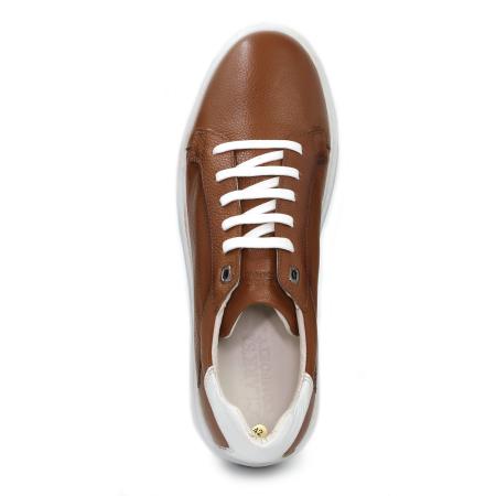 Мужские кеды Clarks 22207076, коньячные