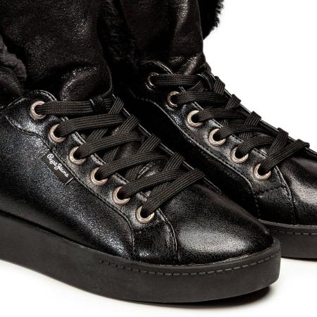 Женские высокие кеды Pepe Jeans London BRIXTON FLAP PLS30889, черные