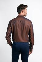  3475-28-X19K - Мужская рубашка ETERNA, коричневая