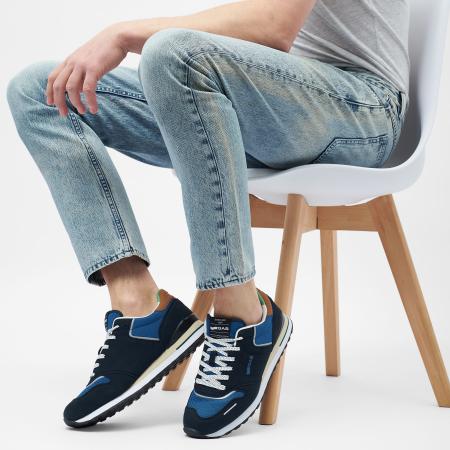 Мужские кроссовки GAS ALBA MIX GAM513600, синие