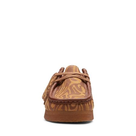 Женские полуботинки Clarks WallabeeWW Lo. 26147063, коричневые Женские полуботинки Clarks WallabeeWW Lo. 26147063, коричневые