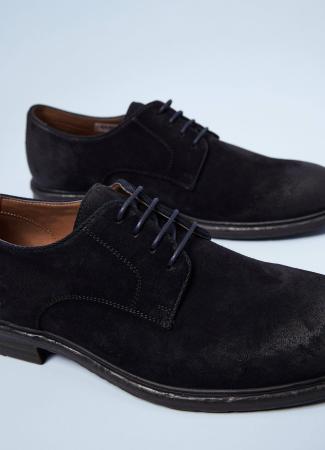 Мужские дерби Pepe Jeans London OREGON LOW SUEDE PMS10292, черные